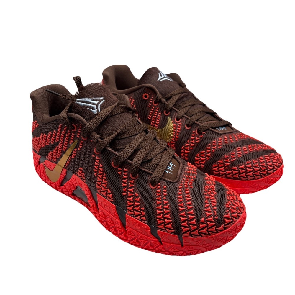 Nike Ja 3 CNY Chinese New Year Lunar Gold Red Chocolate IB6508-200 Size 10